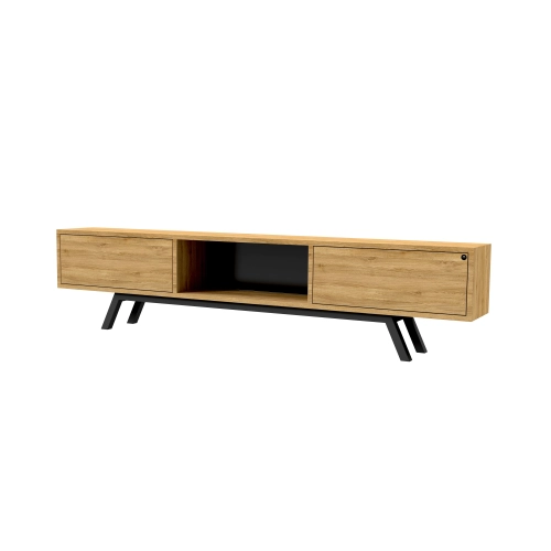 Szafka RTV-37 Drewno Lite Dąb Loft Lakier Rozmiary od 100 cm do 200 cm PREMIUM